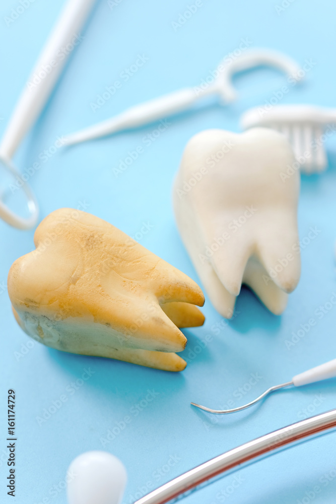 concept image of dental background