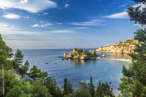 Italy, Sicily, Messina district, Taormina, Isola Bella