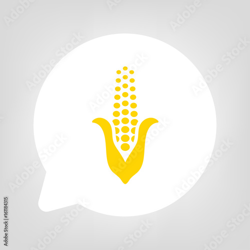 Kreis Sprechblase - Mais