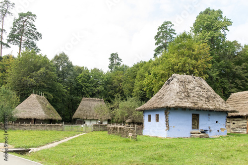 ASTRA Museum of Traditional Folk Civilization is the largest open air museum in Romania and one of the largest in Europe. Spectacular ancient houses, Astra village museum, Sibiu, Tr