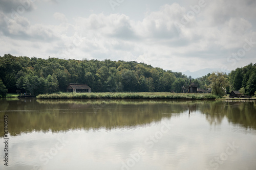 Spectacular wooden mills in ASTRA Museum of Traditional Folk Civilization - the largest open air museum in Romania and one of the largest in Europe.