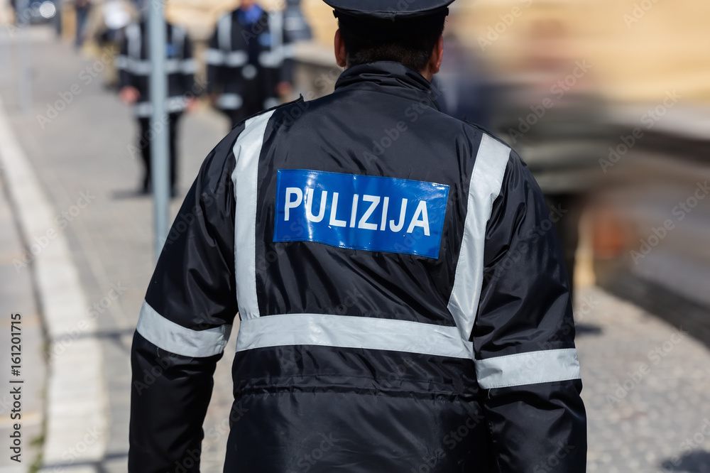 Obraz premium Malta Police - Pulizija, Security, Policemen, Cops, Cop