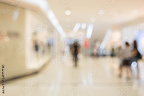 Blurry photos in the mall. For background design