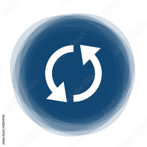 Abstract round button - reload - refresh - synchronize