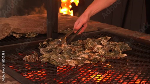 Oysters on Grill
