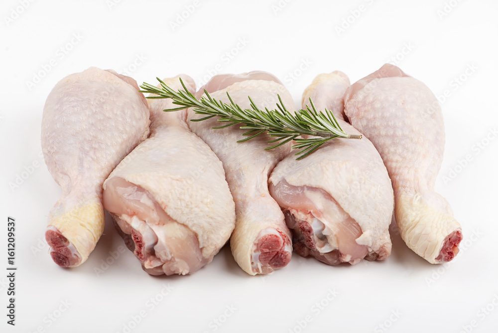 Chicken breast on white background.