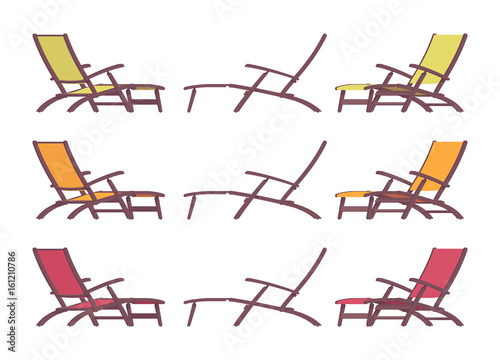 Chaise longue set, summer holiday armchair