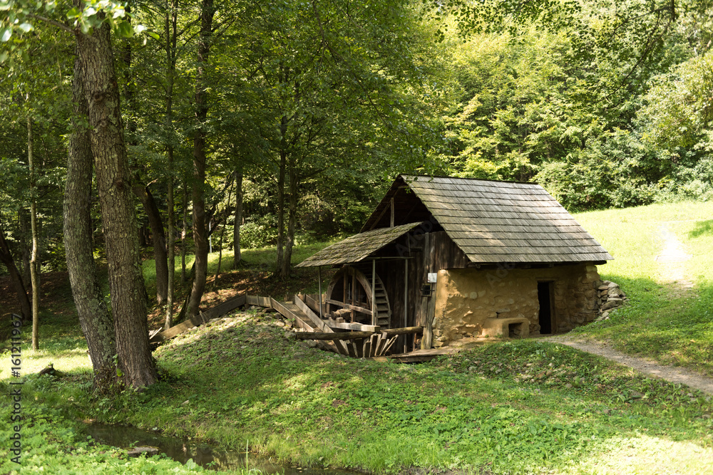 Spectacular water mills in ASTRA Museum of Traditional Folk Civilization - the largest open air museum in Romania and one of the largest in Europe. Spectacular water mills in ASTRA Museum of Traditional Folk Civilization - the largest open air museum in Romania and one of the largest in Europe.