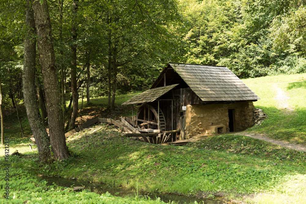 Spectacular water mills in ASTRA Museum of Traditional Folk Civilization - the largest open air museum in Romania and one of the largest in Europe. Spectacular water mills in ASTRA Museum of Traditional Folk Civilization - the largest open air museum in Romania and one of the largest in Europe.