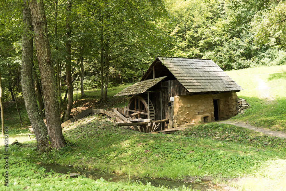 Spectacular water mills in ASTRA Museum of Traditional Folk Civilization - the largest open air museum in Romania and one of the largest in Europe. Spectacular water mills in ASTRA Museum of Traditional Folk Civilization - the largest open air museum in Romania and one of the largest in Europe.