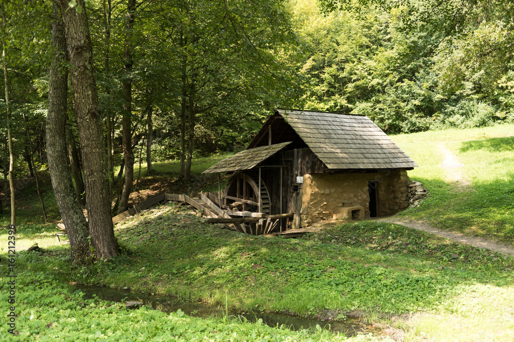 Spectacular water mills in ASTRA Museum of Traditional Folk Civilization - the largest open air museum in Romania and one of the largest in Europe. Spectacular water mills in ASTRA Museum of Traditional Folk Civilization - the largest open air museum in Romania and one of the largest in Europe.