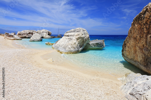 Italy, Sardinia, Ogliastra district, Parco Nazionale del Gennargentu e Golfo di Orosei, Cala Mariolu photo