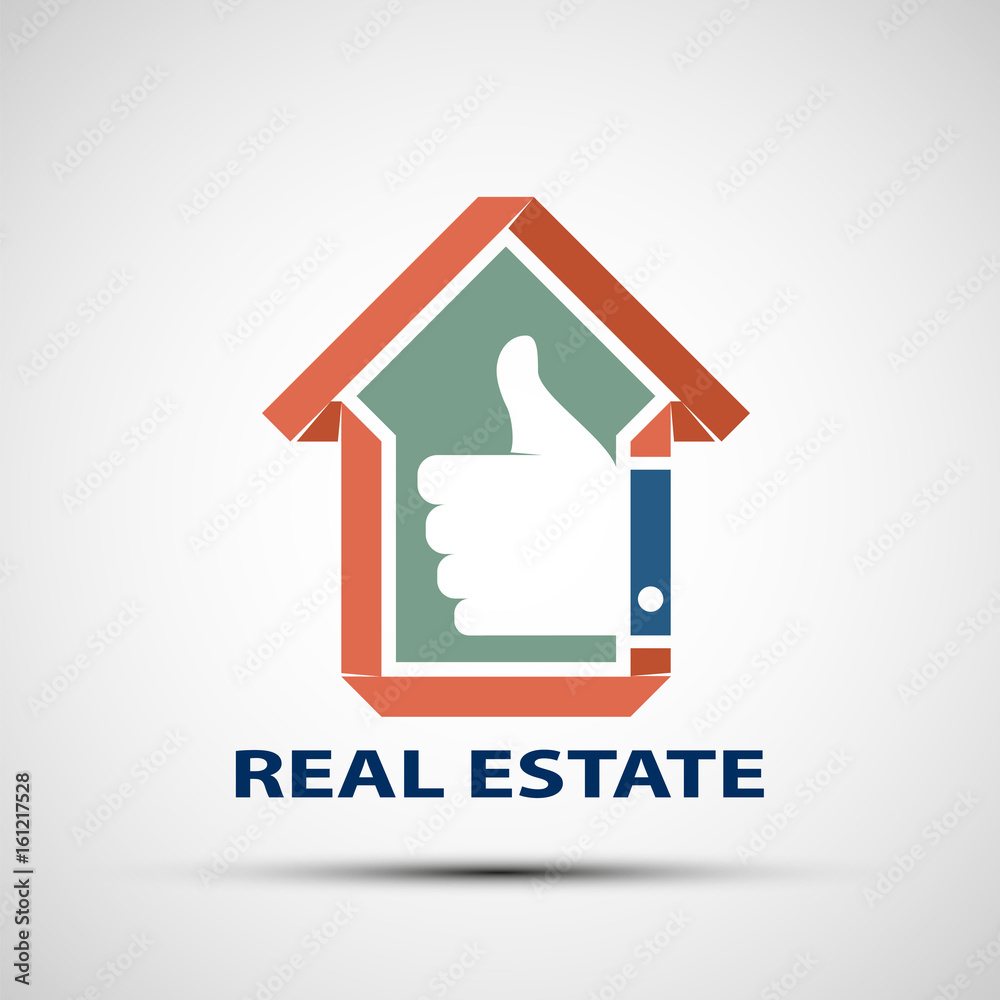 Icon design of Real Estate.