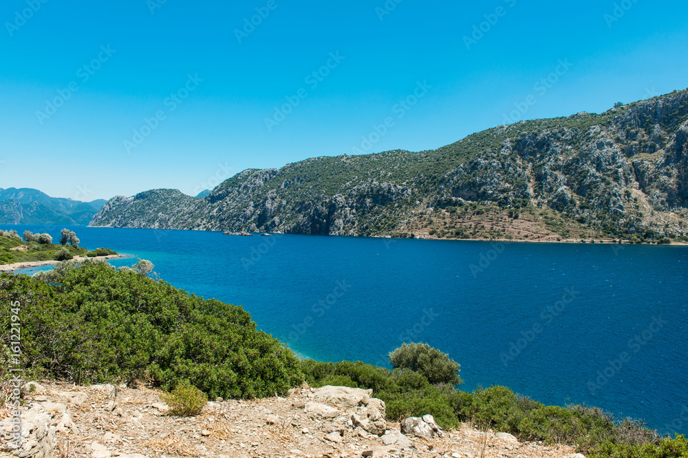 Landscape of the Aegean coast
