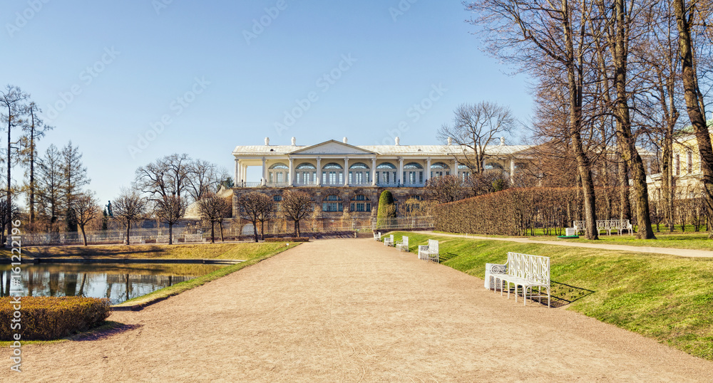 The Cameron Gallery in the Catherine Park in Tsarskoye Selo.