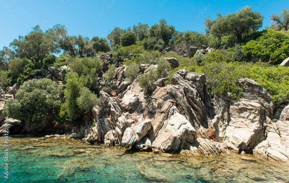 Landscape of the Aegean coast