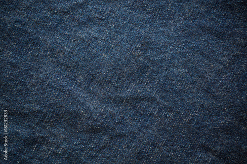 The blue wrinkled jean as a background.