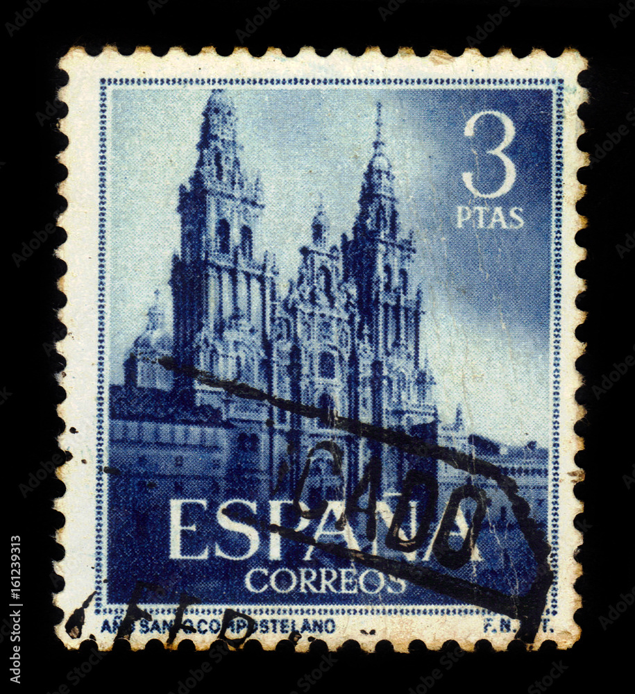 cathedral of Santiago de Compostela in Galicia, Spain