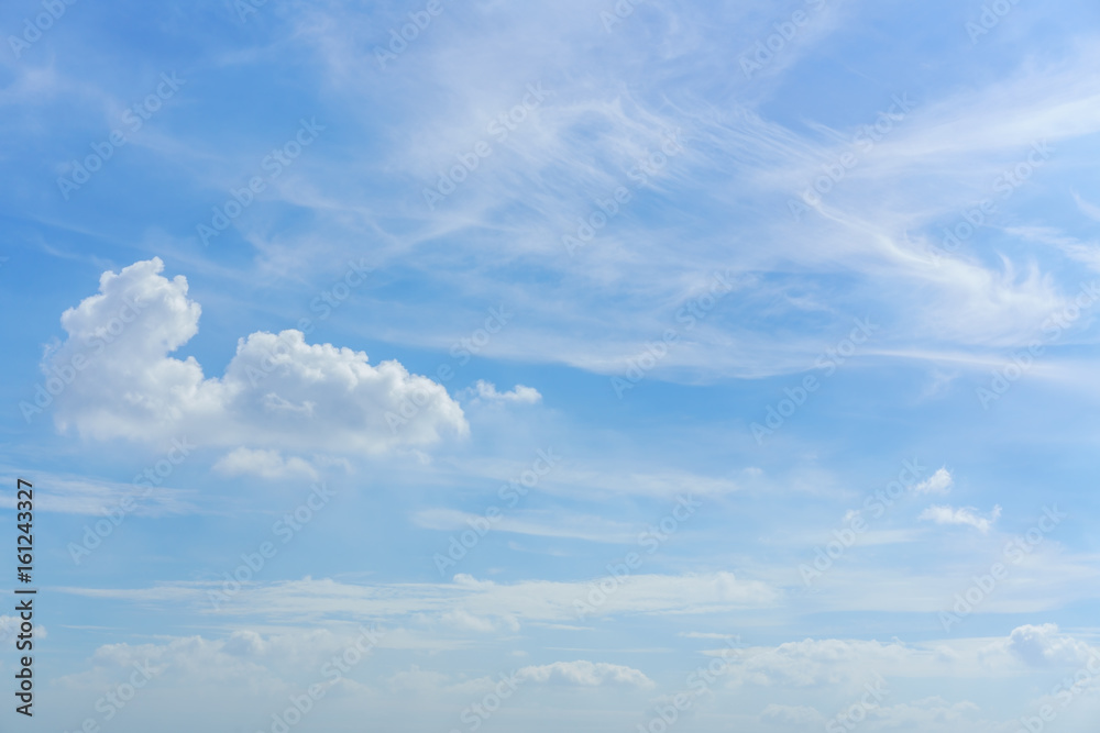 Beautiful white clouds and blue sky background Beautiful white clouds and blue sky background