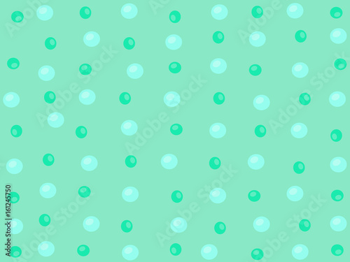 Lindo fondo geométrico de círculos verde y azul