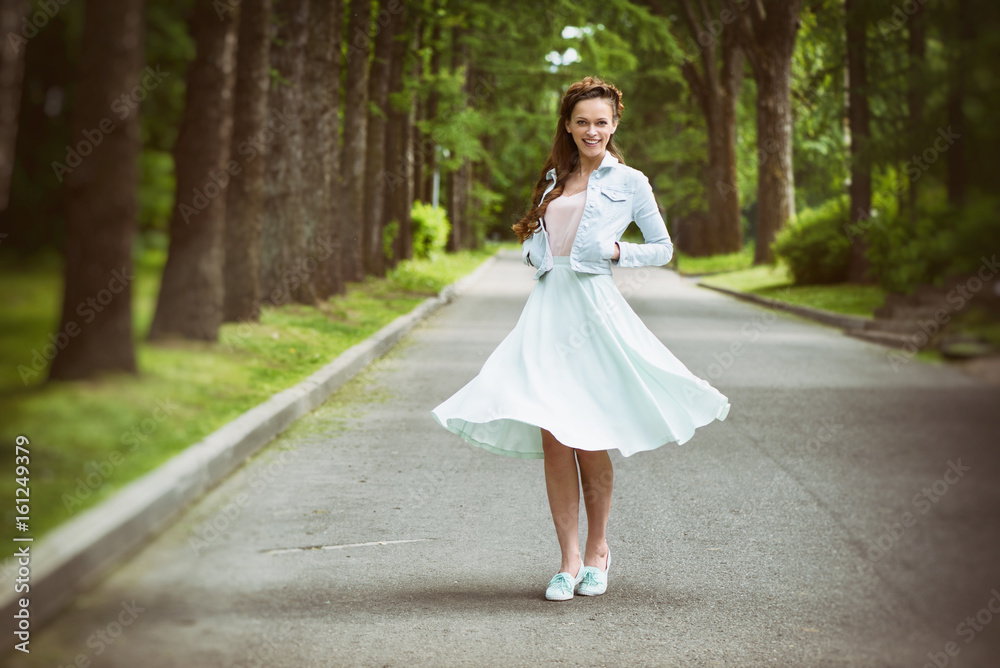 woman in the park