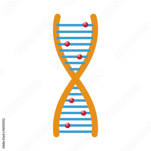 human dna and molecule symbol for medicine genetics chemistry or biology