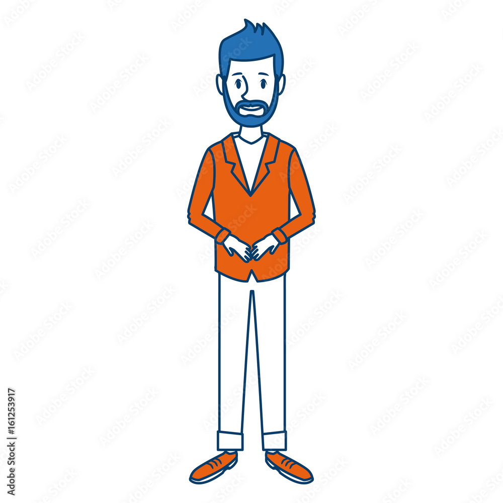 standing man character male people cartoon vector illustration standing man character male people cartoon vector illustration