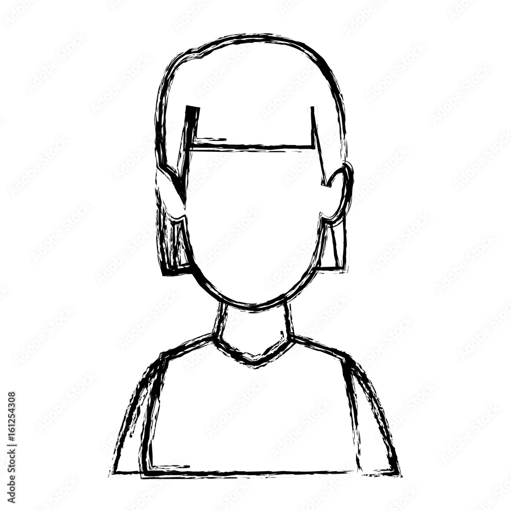 avatar of woman character portrait female vector illustration avatar of woman character portrait female vector illustration