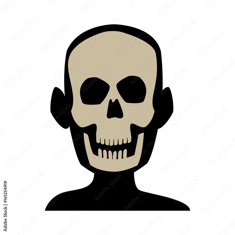 xray of head bone structure of human medical health vector illustration xray of head bone structure of human medical health vector illustration