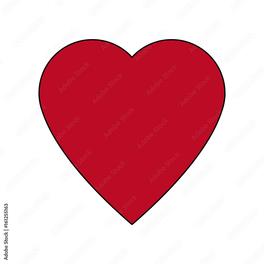 red big heart health care medicine symbol vector illustration