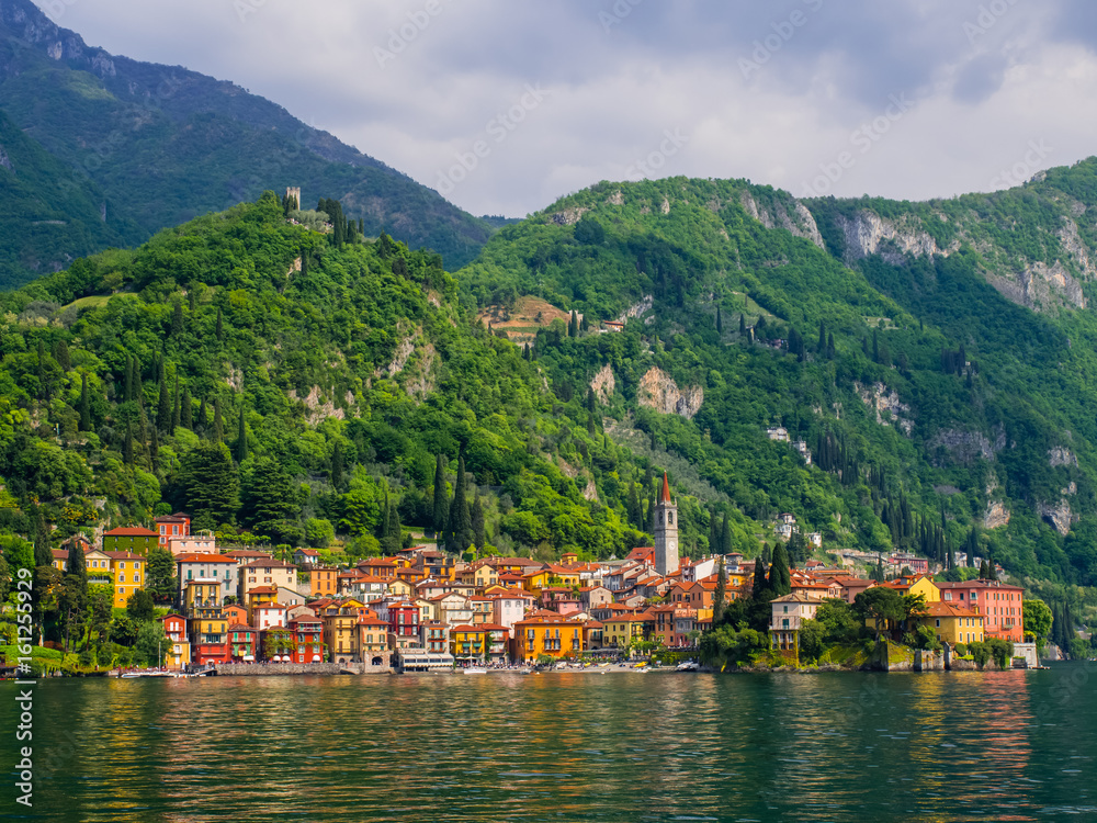 Town of Varenna town at Lake como,Italy