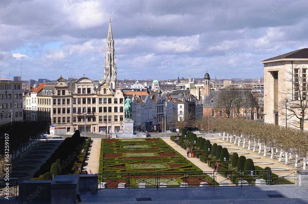 Brussels / Bruxelles - Jardin du Mont des Arts