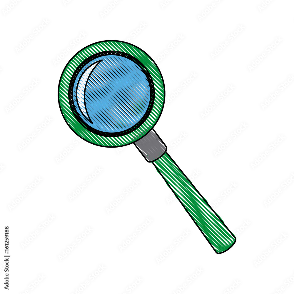 magnifier search loupe discovery find zoom vector illustration magnifier search loupe discovery find zoom vector illustration