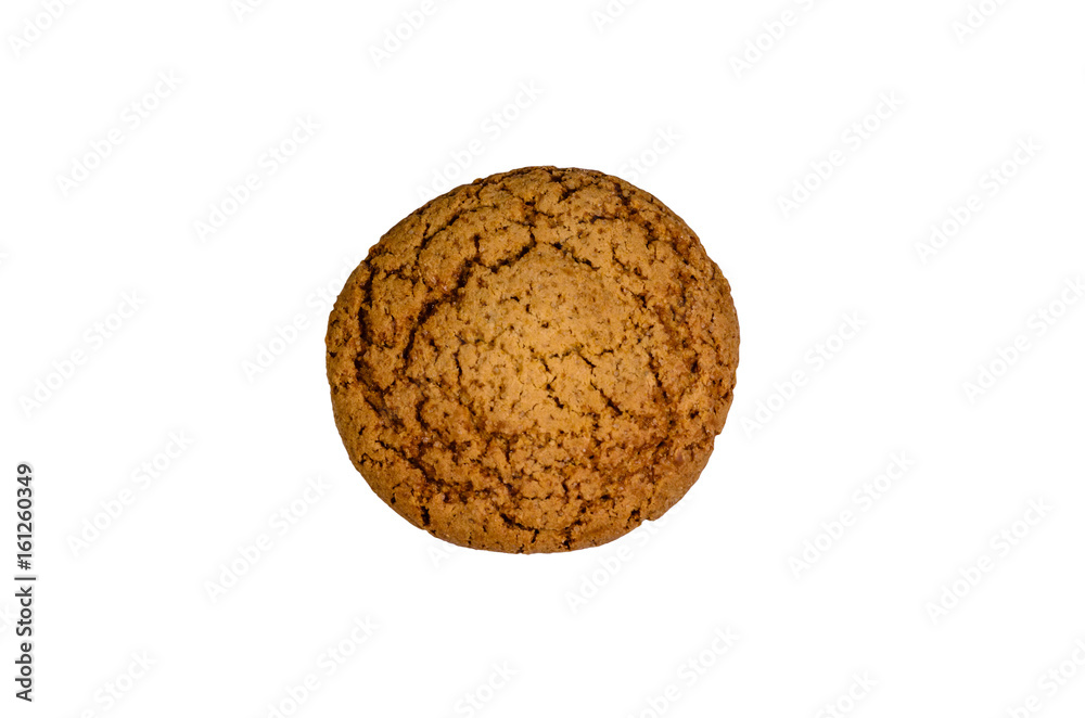 Oatmeal cookie isolated on white Oatmeal cookie isolated on white