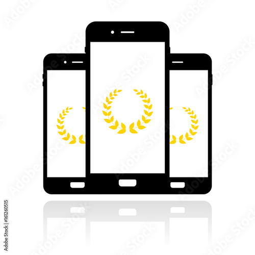 Smartphone Banner - Siegeskranz - Lorbeeren - Auszeichnung