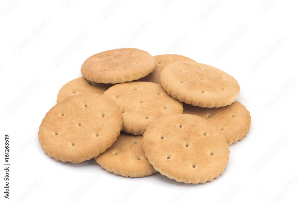 cracker on white background cracker on white background