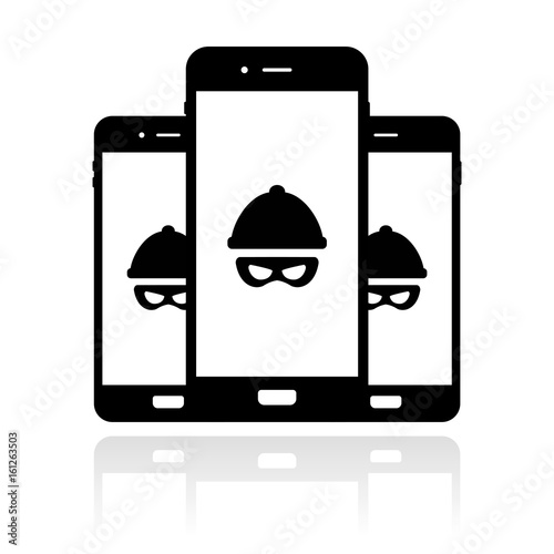 Smartphone Banner - Dieb - Gauner - Räuber