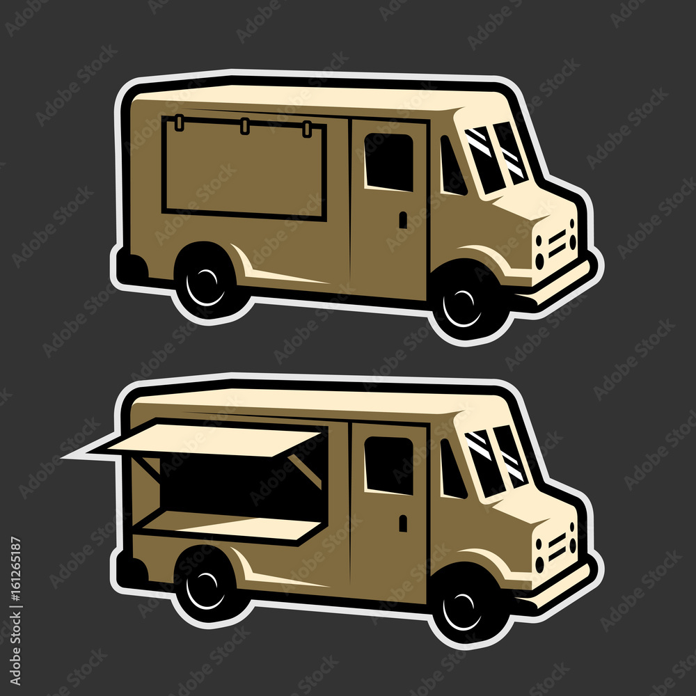 Food truck template .