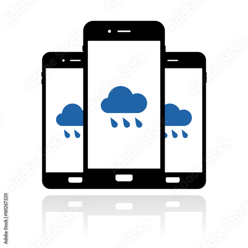 Smartphone Banner - Regenwolke - Wetter