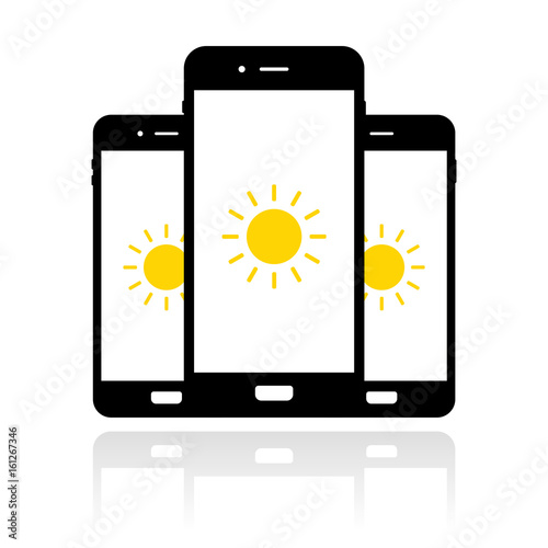 Smartphone Banner - Sonne - Sommer - Helligkeit - Sonnenstrahlen