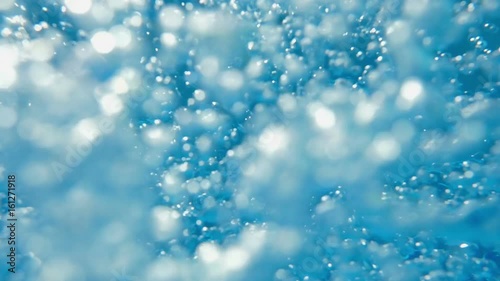 Wallpaper Mural Bubbles rising to the surface. Air bubbles in water in sea (underwater shot), good for backgrounds. Slow motion.
 Torontodigital.ca