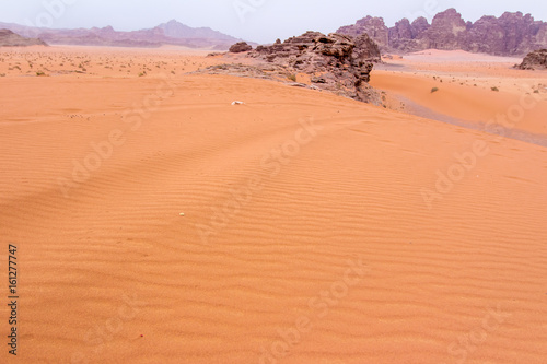 Wadi rum desert in Jordan