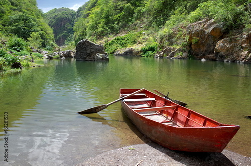 Fotografiet Somoto Canyon in the north of Nicaragua, a popular tourist destination for outdo
