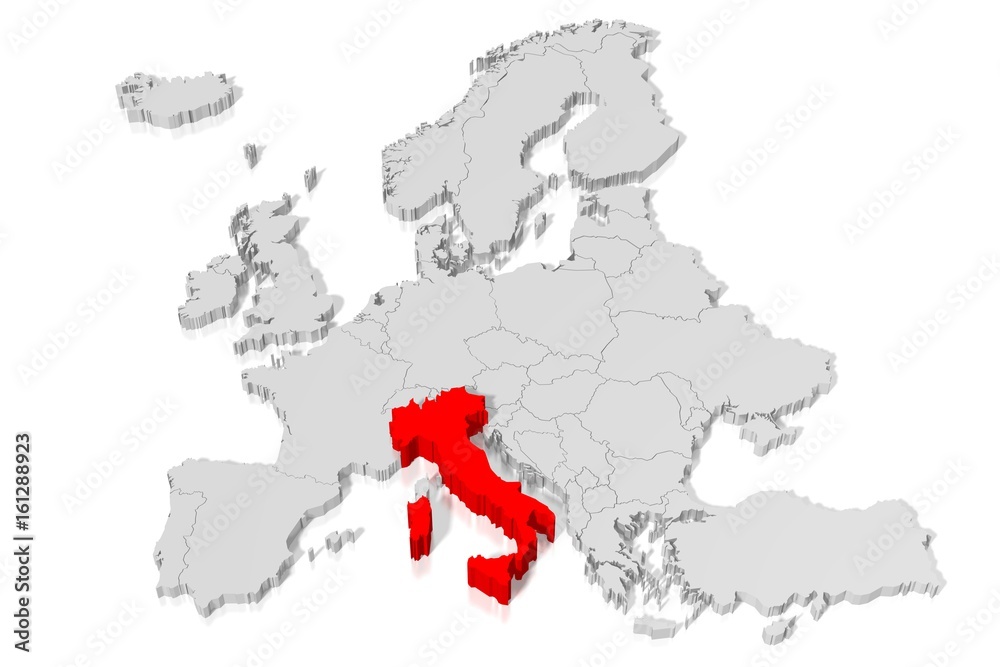 3D map - Italy