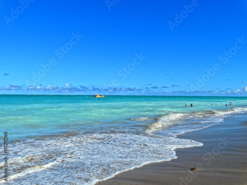 Blue sea in Alagoas - Brazil