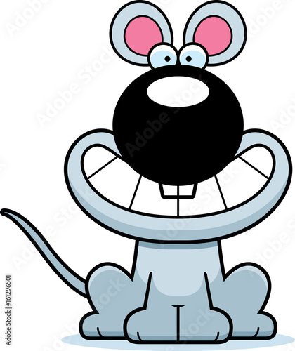Happy Cartoon Mouse