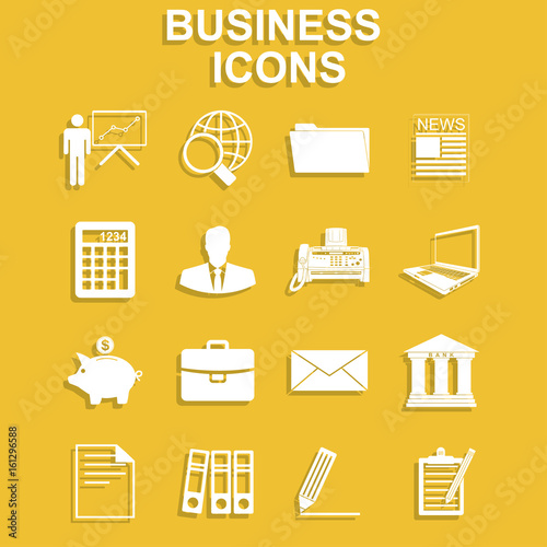 Business icon set