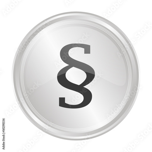 Paragraph - Verchromter Button