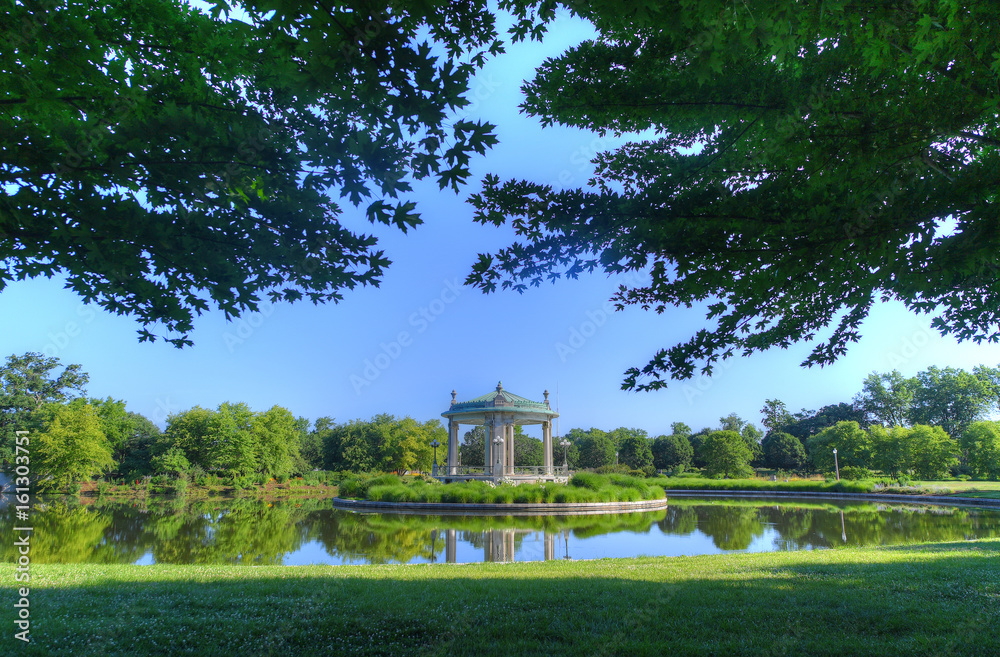 The Forest Park bandstand in St. Louis, Missouri.