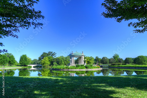 Obraz na płótnie The Forest Park bandstand in St. Louis, Missouri. w salonie